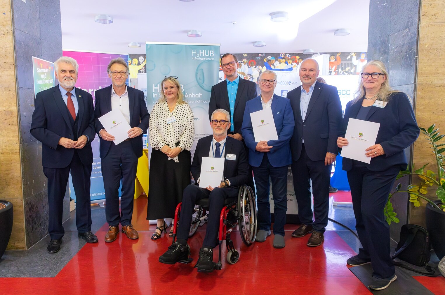 Gruppenfoto H2HUB in Sachsen-Anhalt