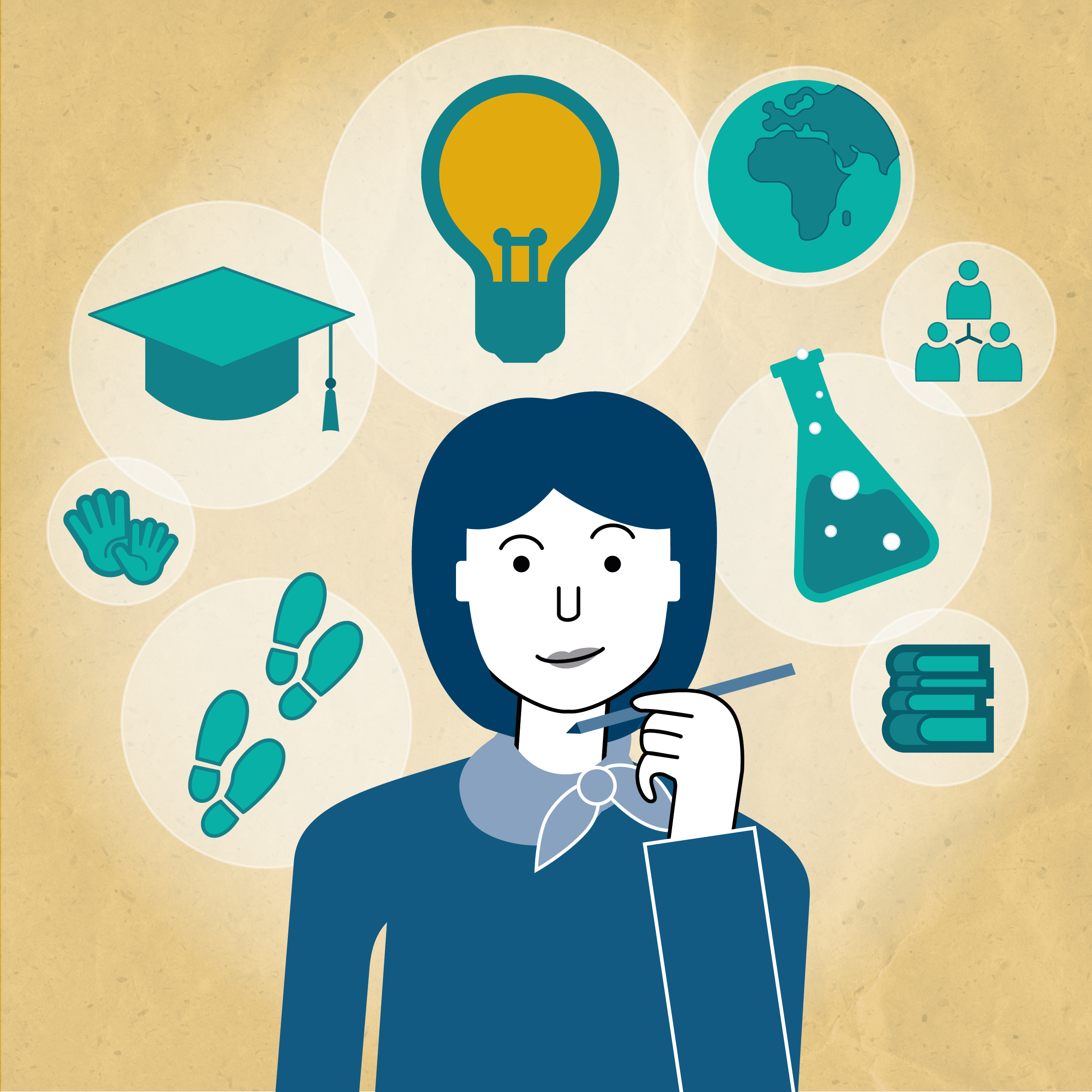 Gesprächsreihe „Mein Weg zur Professorin" Grafik