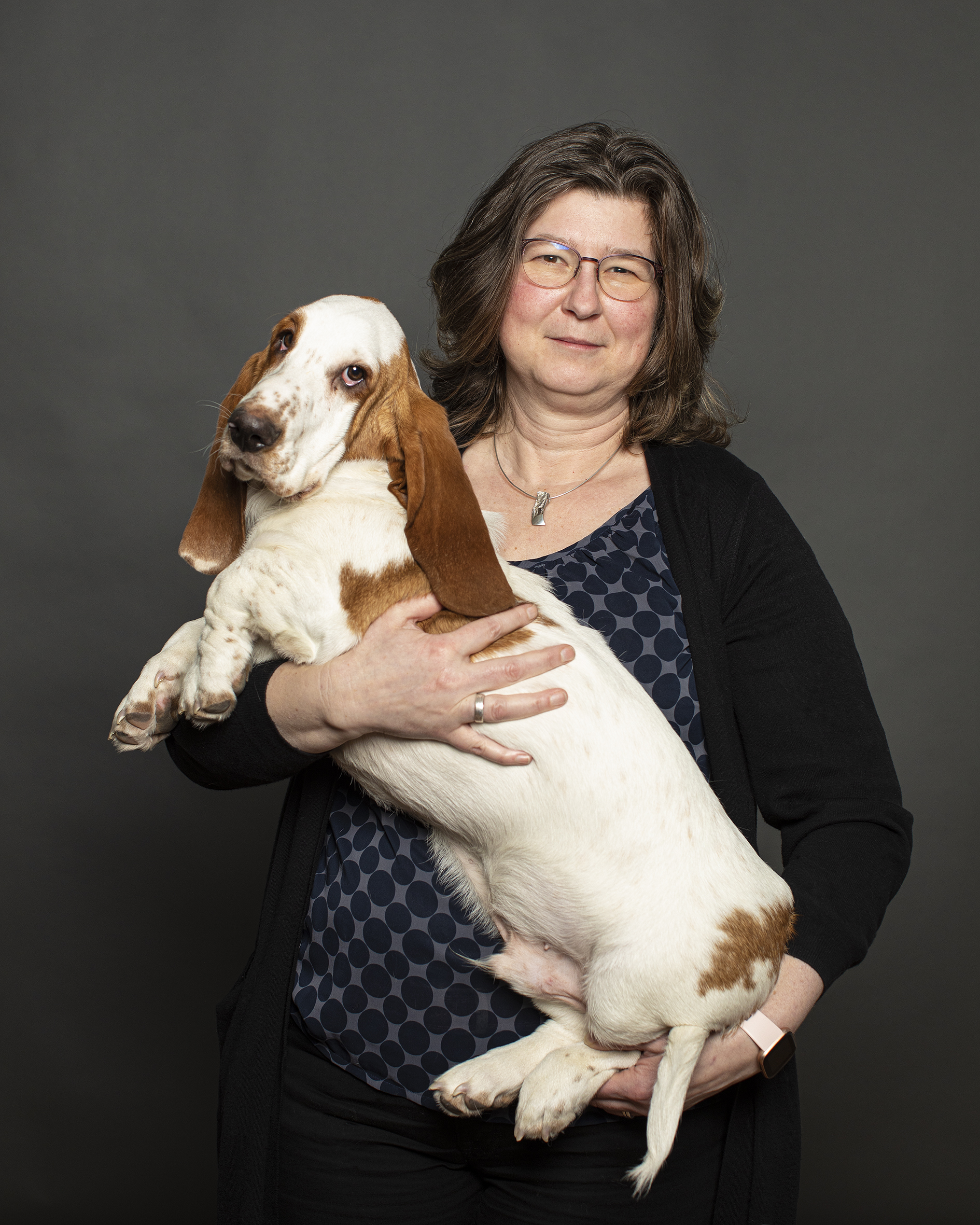 Rayla Metzner mit Hund Colombo