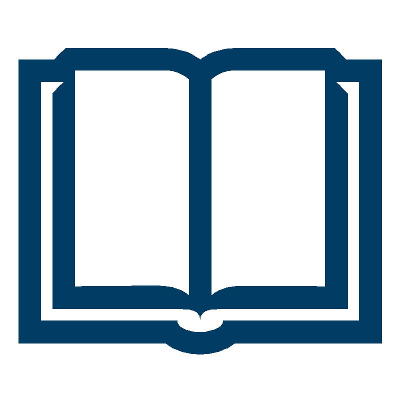 Bild Buch im comicstil blau und weiß