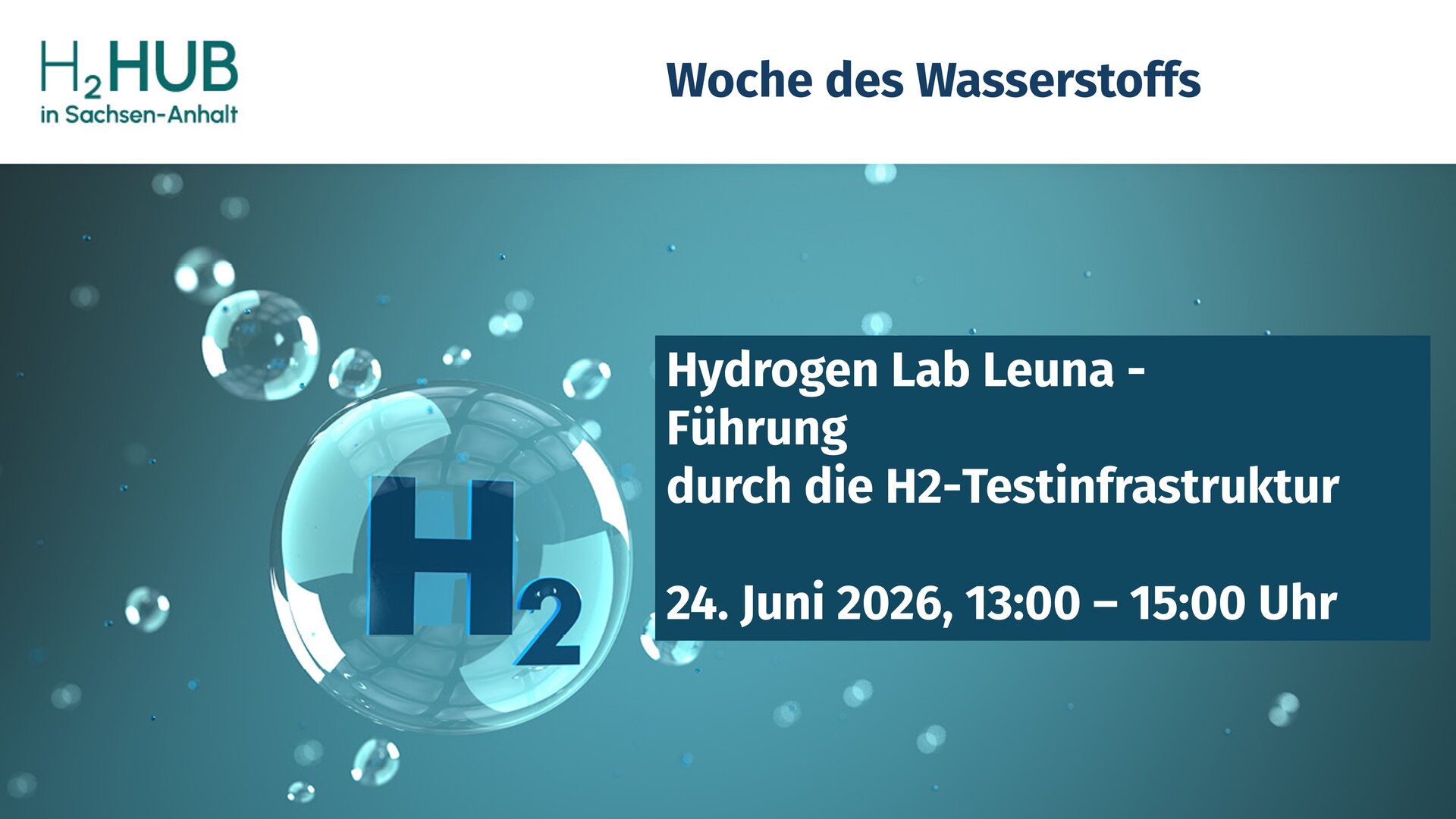 Hydrogen Lab Leuna – Führung durch die H2-Testinfrastruktur Hydrogen Lab Leuna – Führung durch die H2-Testinfrastruktur