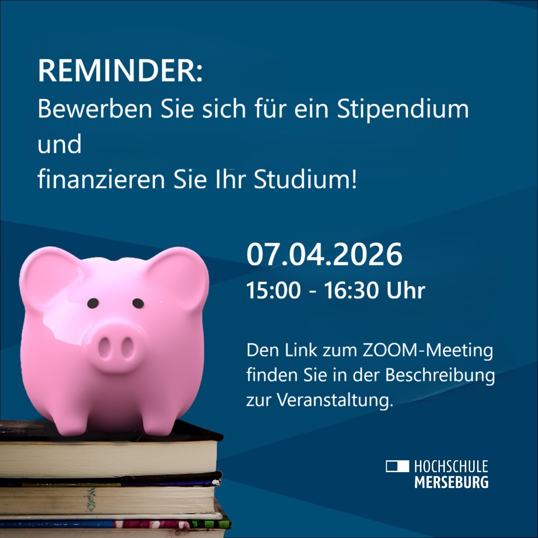 Bewerben Sie sich für ein Stipendium und finanzieren Sie Ihr Studium!