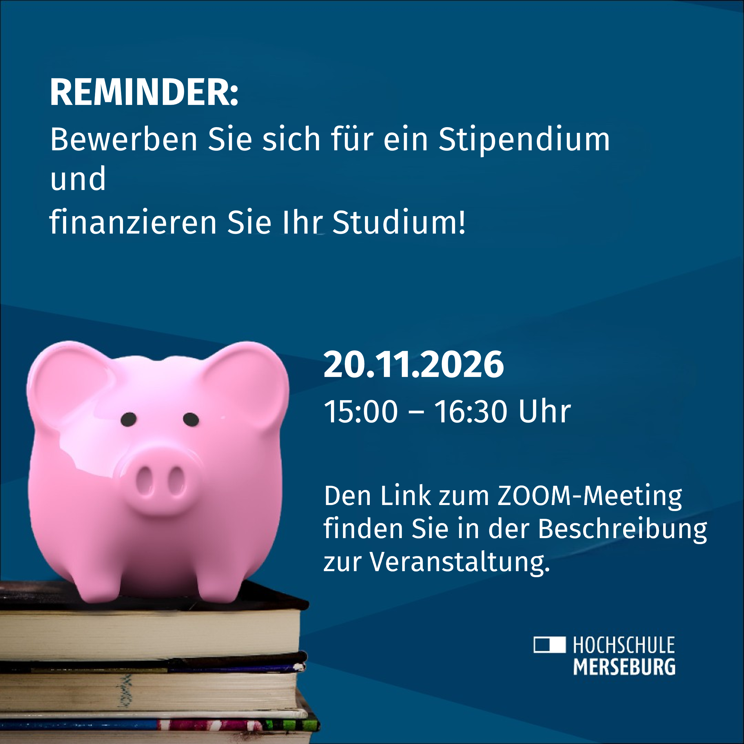 Bewerben Sie sich für ein Stipendium und finanzieren Sie Ihr Studium! Bewerben Sie sich für ein Stipendium und finanzieren Sie Ihr Studium!