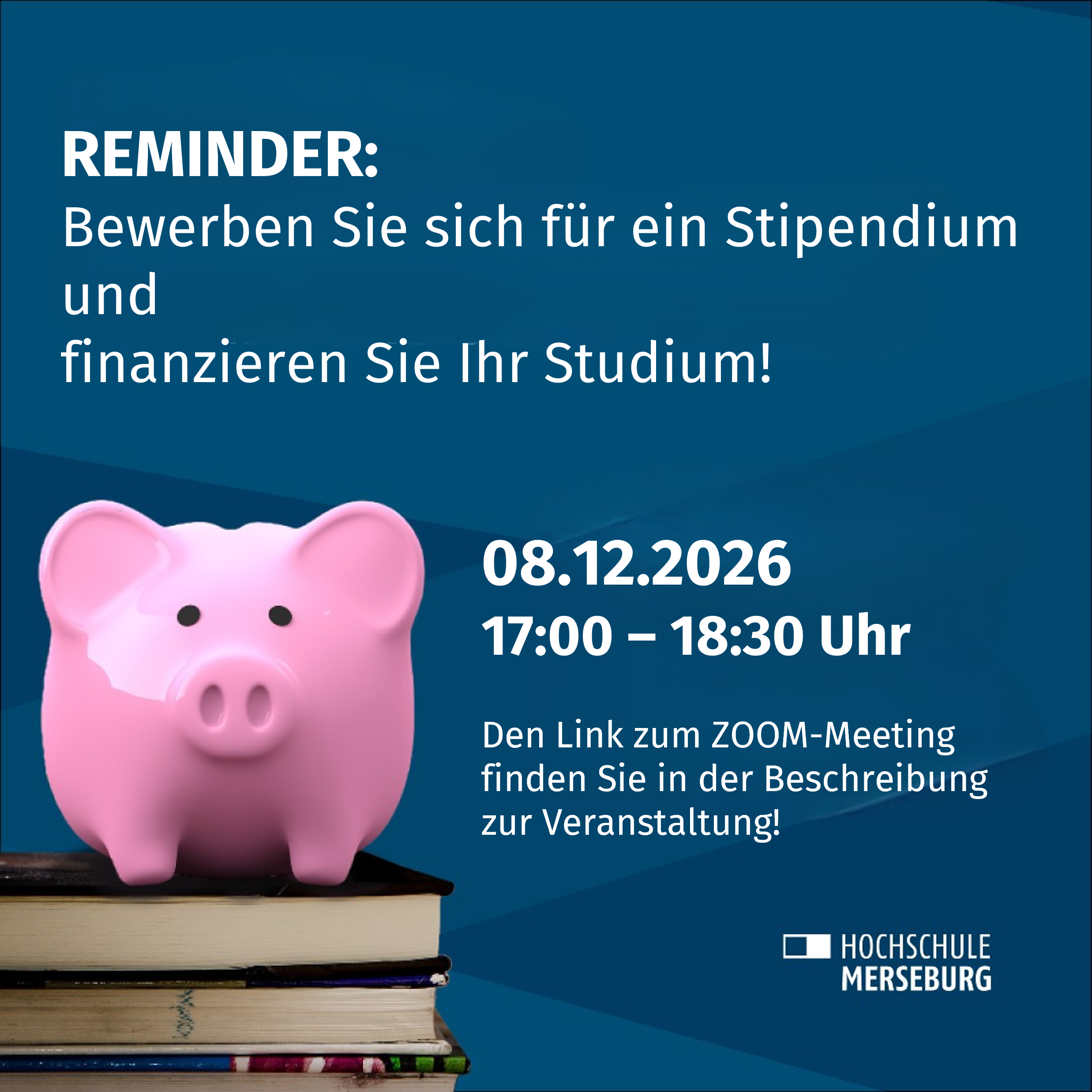 Bewerben Sie sich für ein Stipendium und finanzieren Sie Ihr Studium! Bewerben Sie sich für ein Stipendium und finanzieren Sie Ihr Studium!