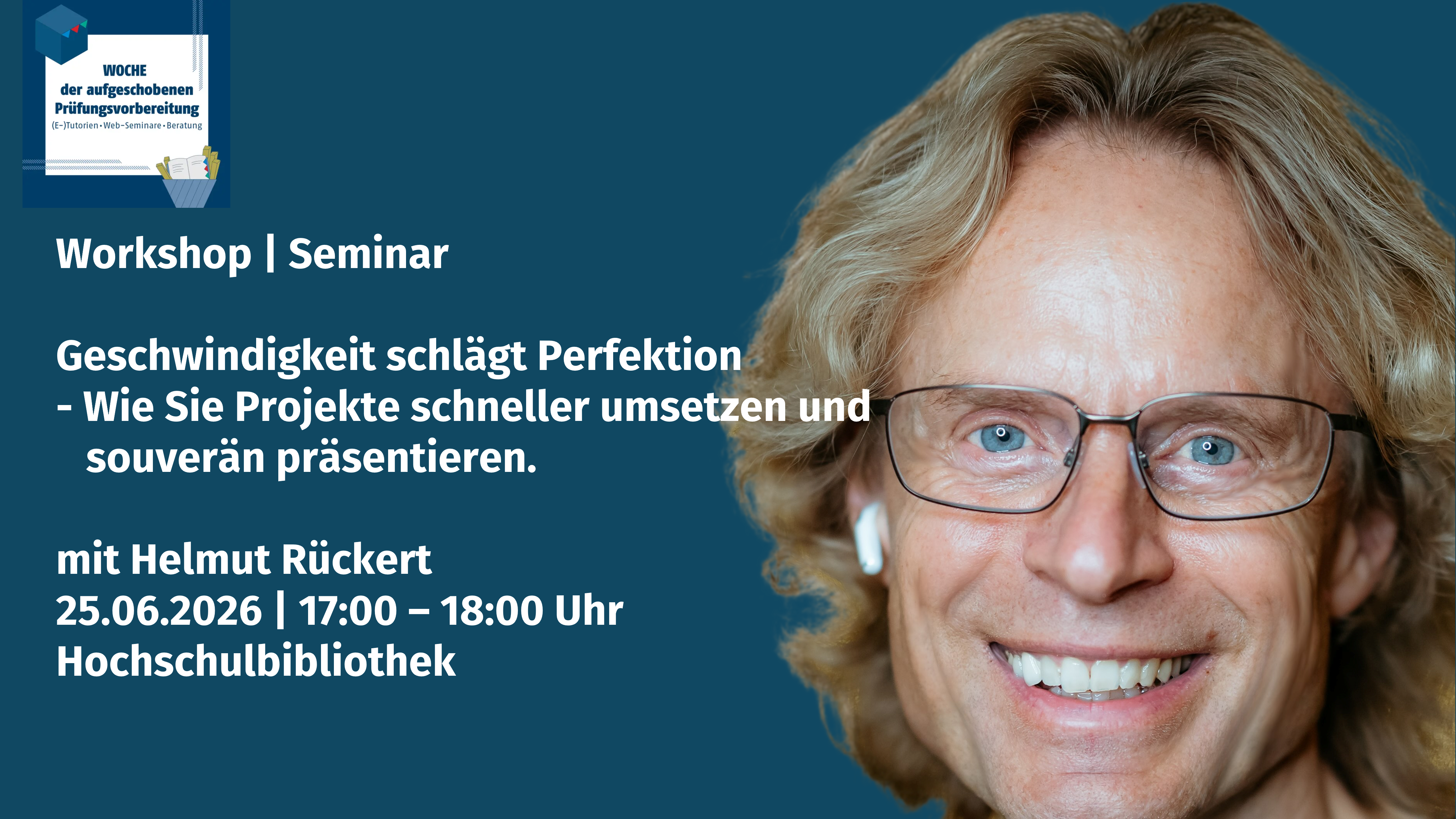 Geschwindigkeit schlägt Perfektion - Wie Sie Projekte schneller umsetzen und souverän präsentieren. Geschwindigkeit schlägt Perfektion - Wie Sie Projekte schneller umsetzen und souverän präsentieren.