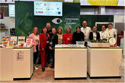 Messeteam am 23. Januar 2026, Grüne Woche Forschungsstand