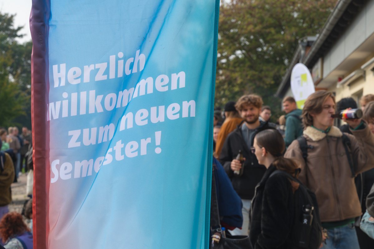 Flagge Willkommen