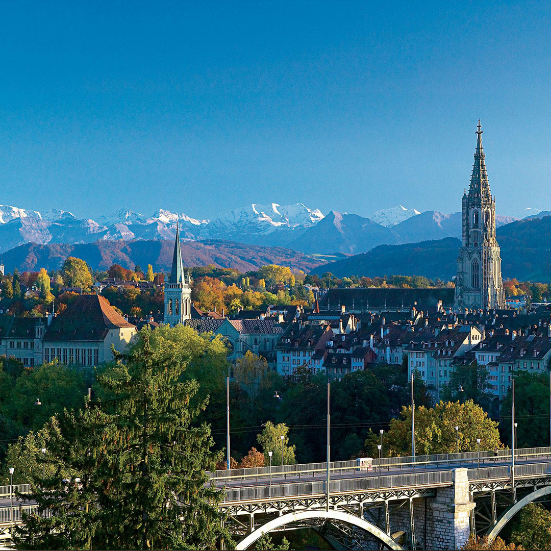 Blick auf Bern in der Schweiz