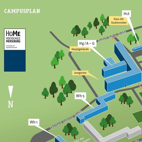 Campusplan Merseburg