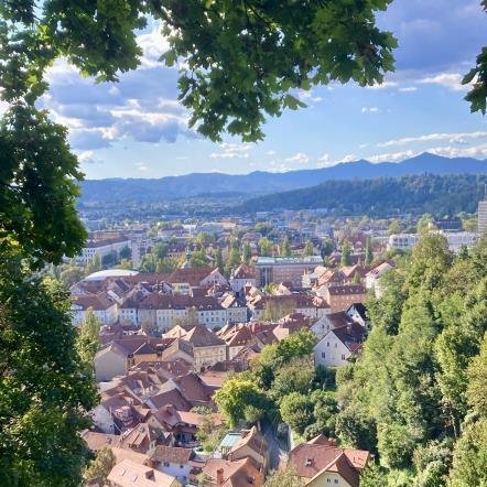 Blick auf Ljubljana