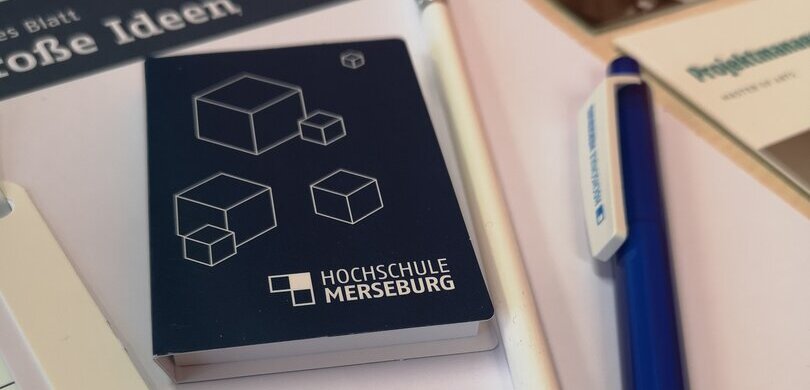 Werbematerial der Hochschule Merseburg