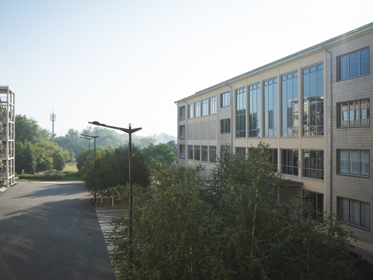 Innenhof der Hochschule Merseburg