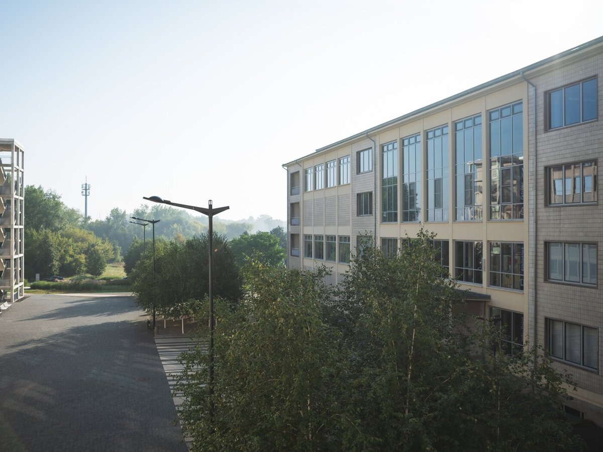 Innenhof der Hochschule Merseburg