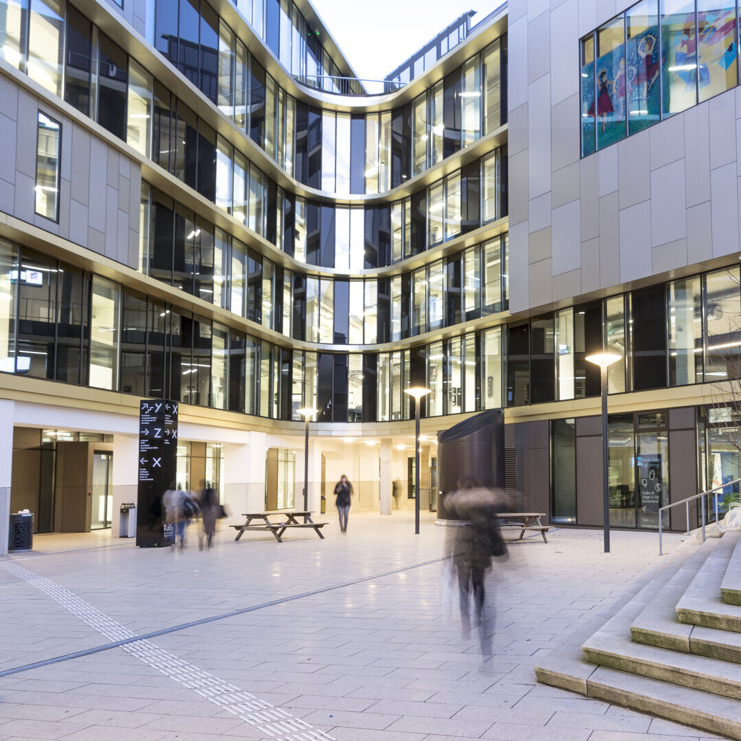 Hochschulgebäude der Karel de Grote University of Applied Sciences in Antwerpen, Belgien