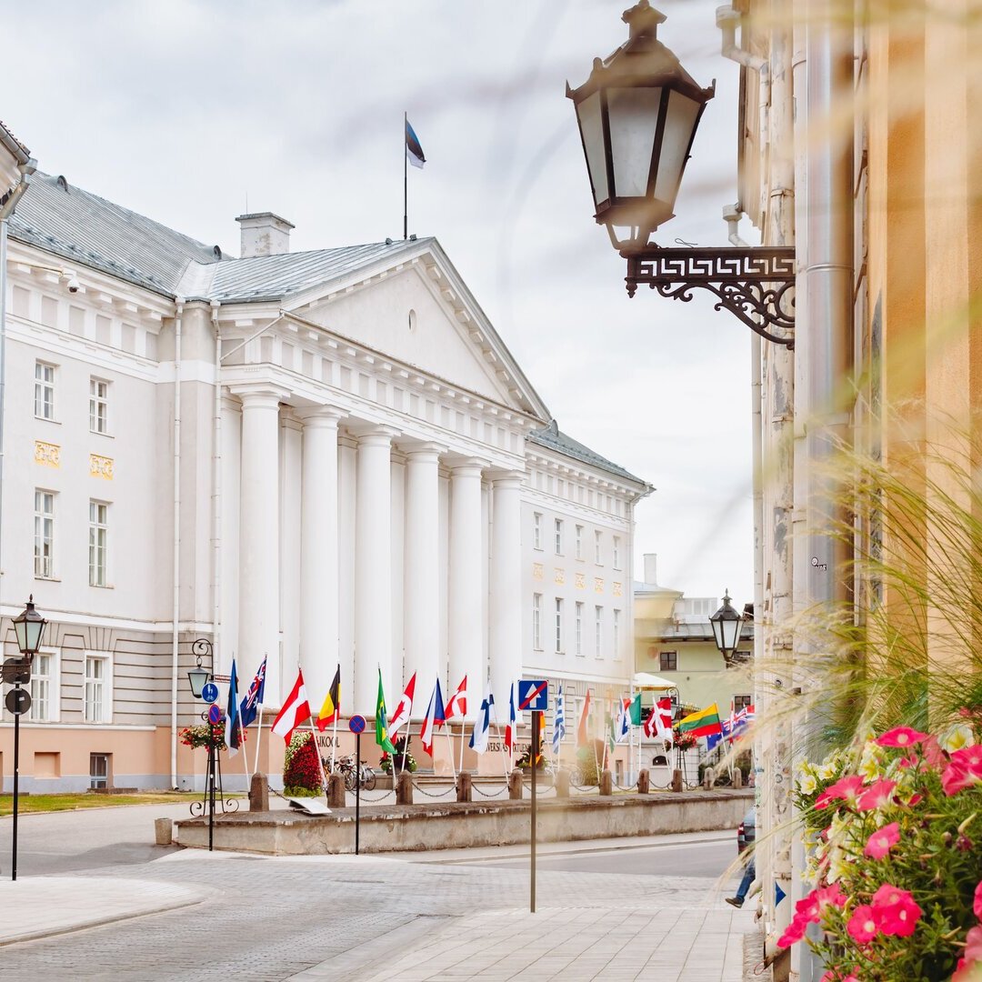 Hochschulgebäude der Universität Tartu in Estland
