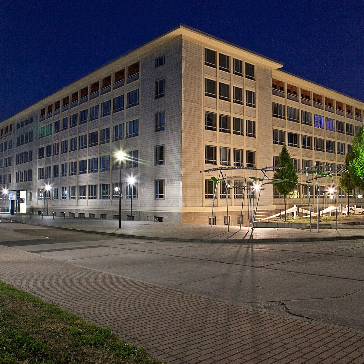 Das Hauptgebäude der Hochschule Merseburg