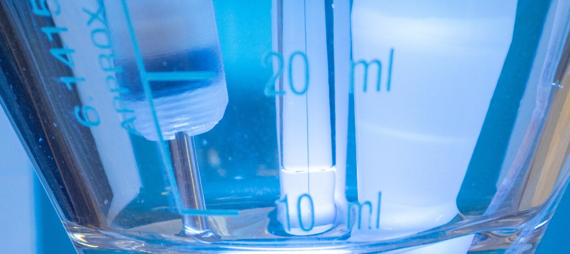 Makroaufnahme eines Laborgerätes 