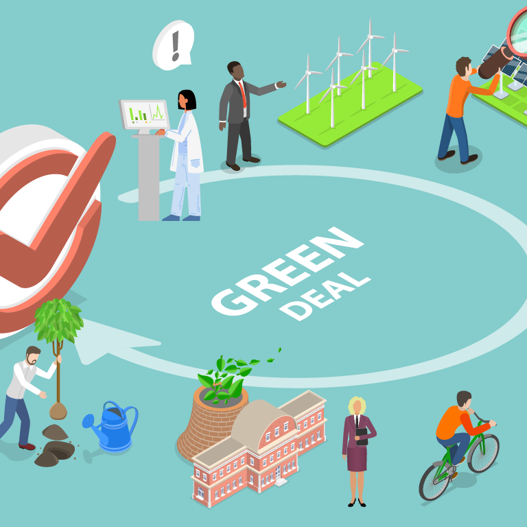 Grafik die das Projekt InterGrad-EGD visualisiert