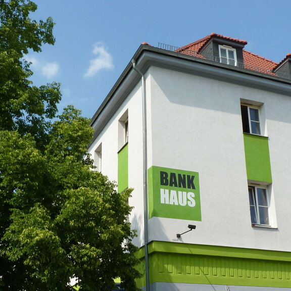 Bankhaus Frontansicht in Merseburg