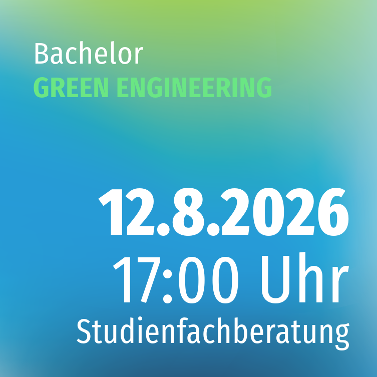 Studienfachberatung GREEN ENGINEERING