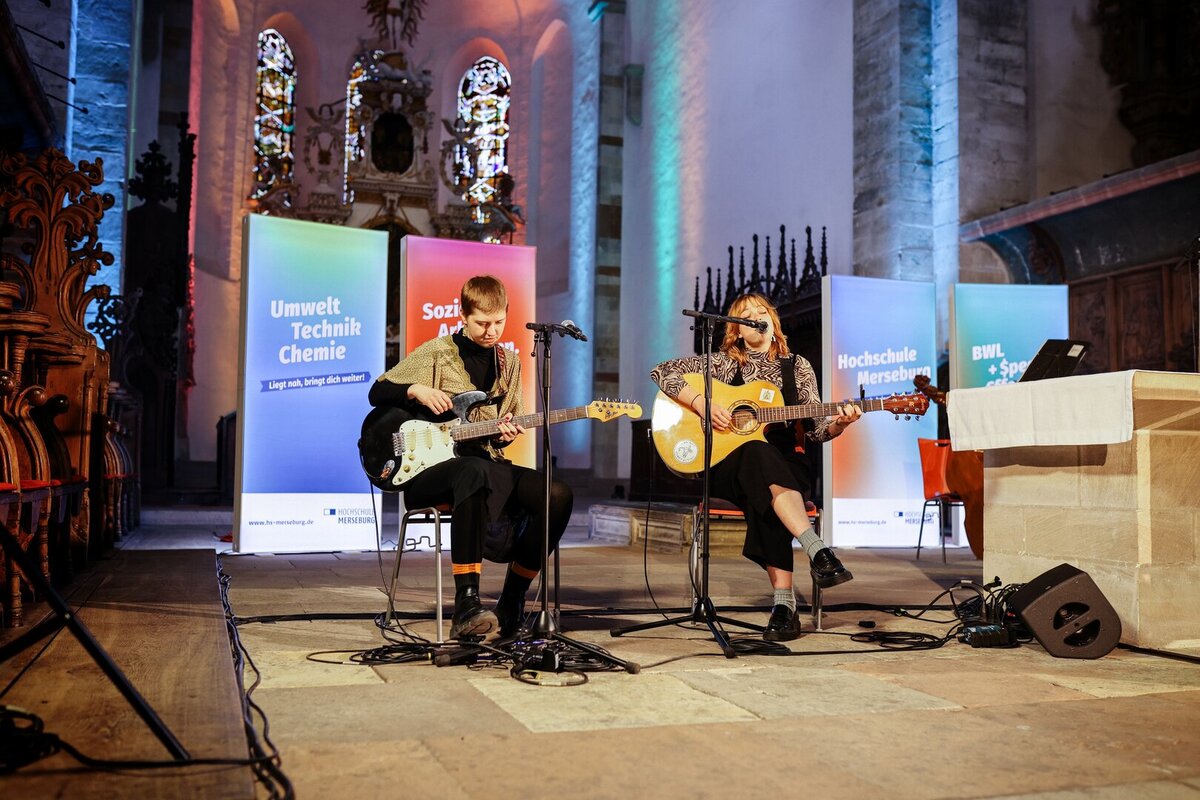 2 Musiker im Dom