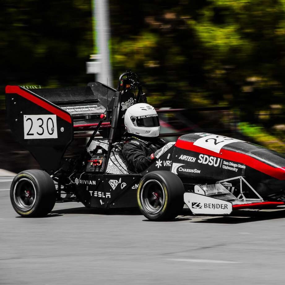 Rennauto des Aztec Racing der San Diego State University