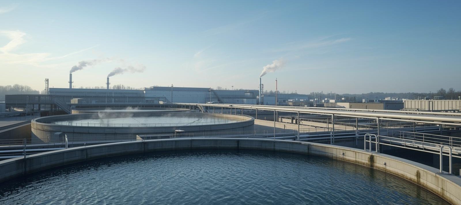 Eine Abwasserreinigungsanalage.