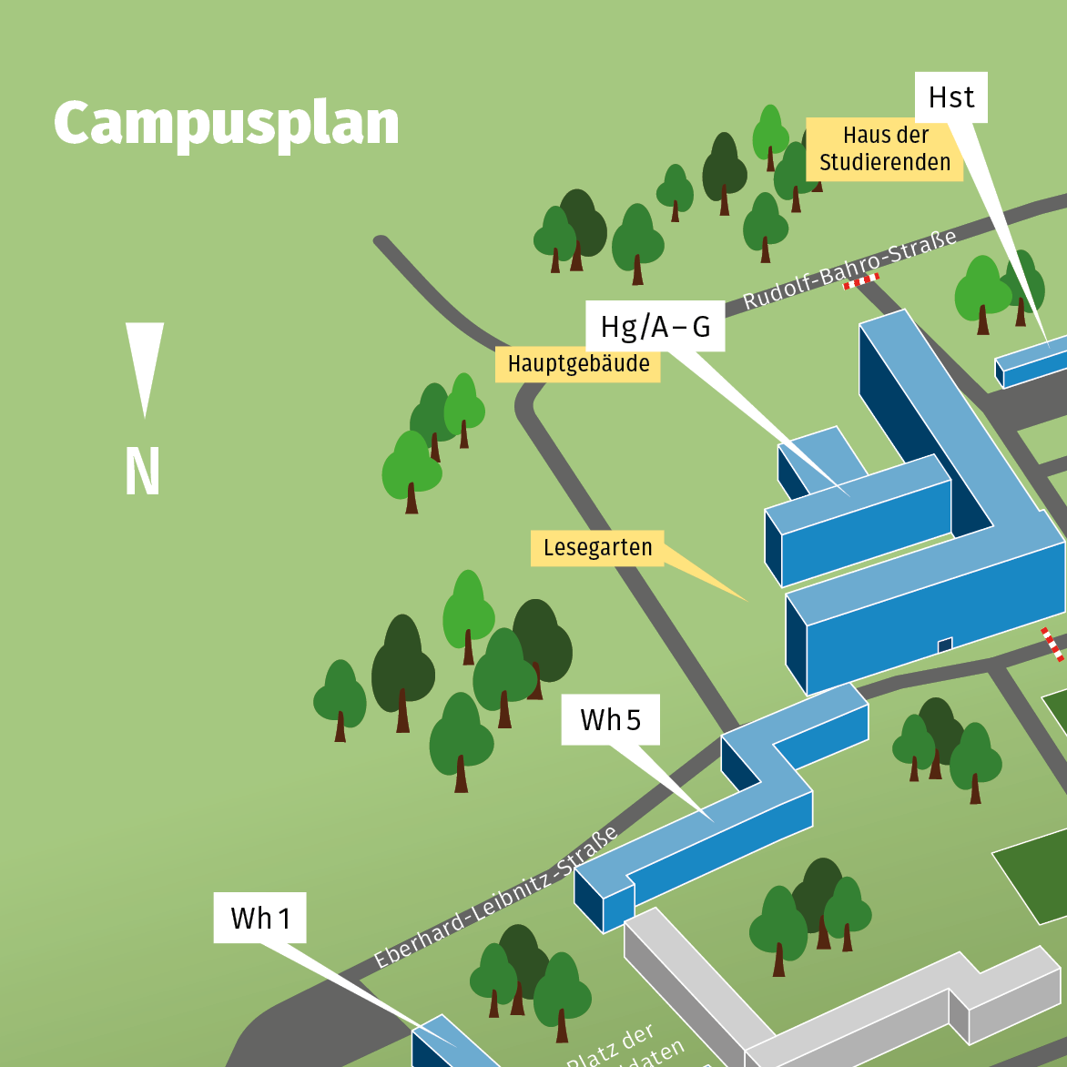 Campusplan Merseburg
