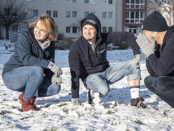 Hochschulshop im Winter