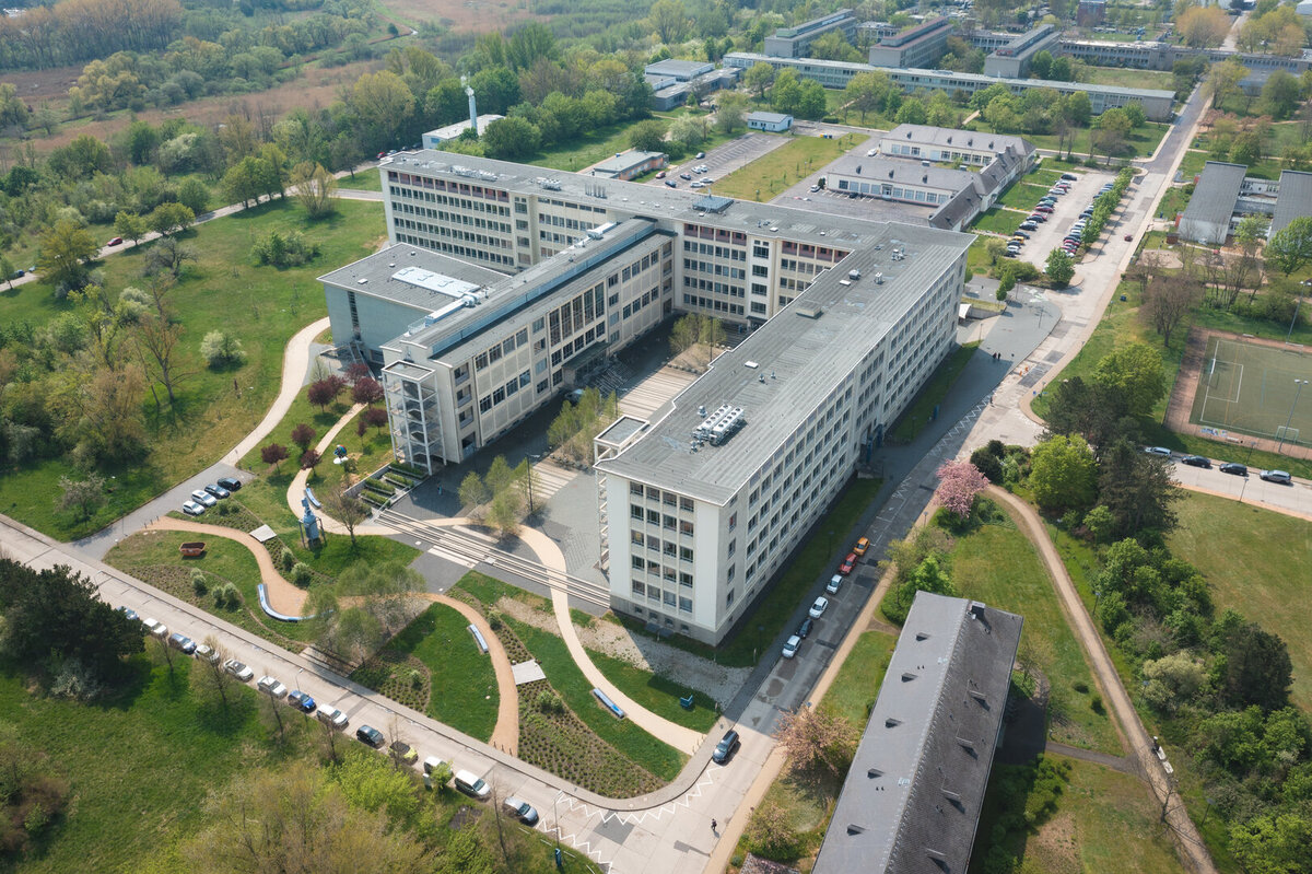 Campusgelände von oben