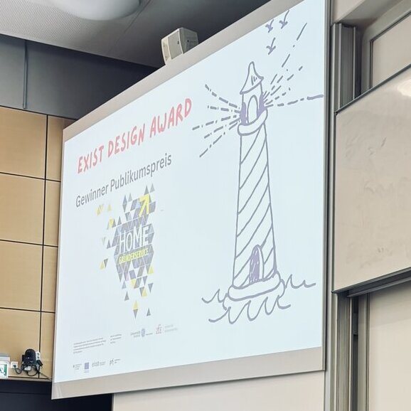 Exist Design Award in der Kategorie „Publikumspreis“ ging in diesem Jahr an die Hochschule Merseburg Leinwand mit Text