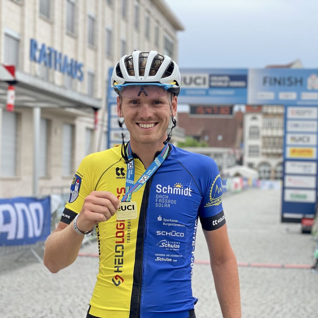 Pascal Söhner nach erfolgreicher Qualifikation für die Gravel-Weltmeisterschaft