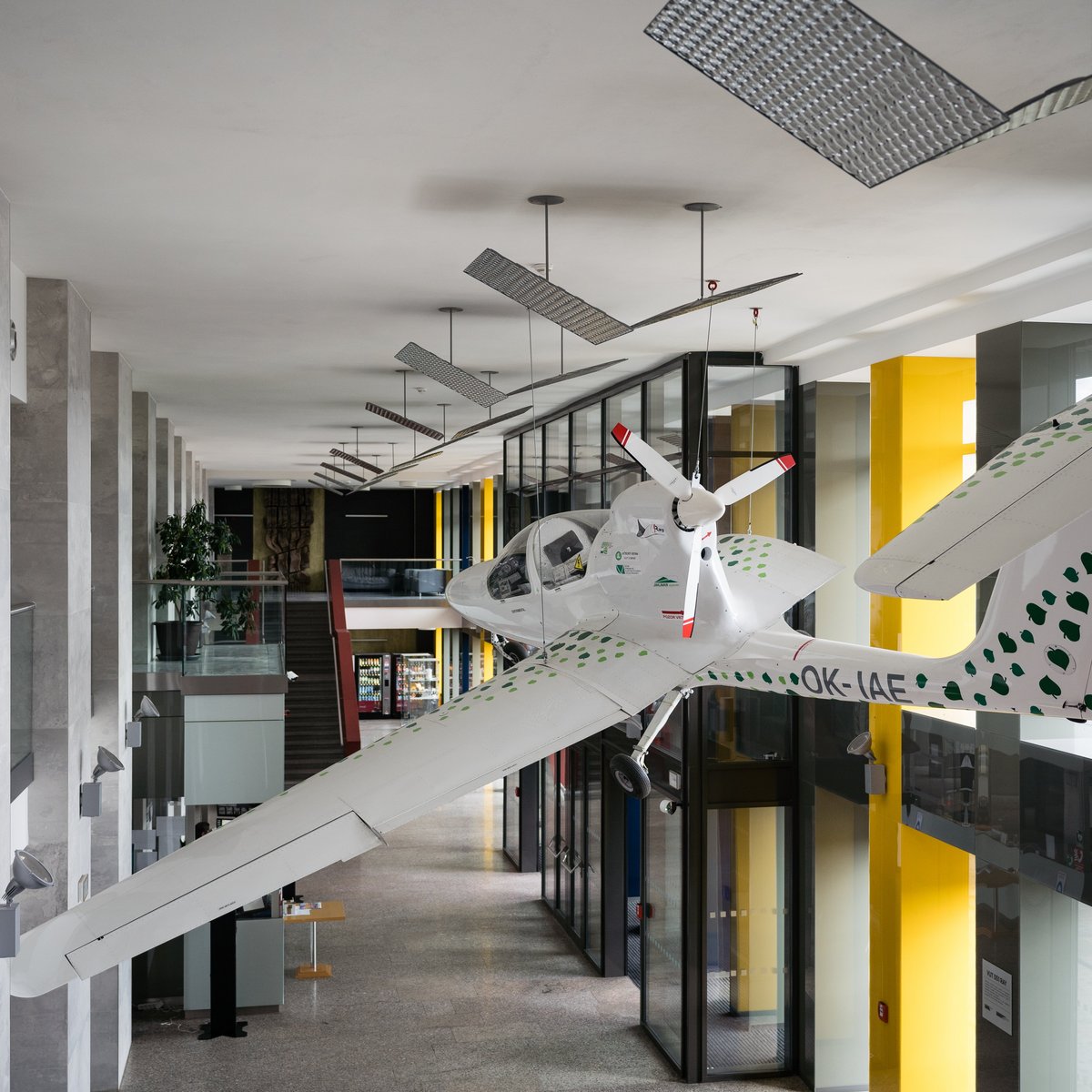 öffentlicher Gebäudebereich der Technischen Universität Brno